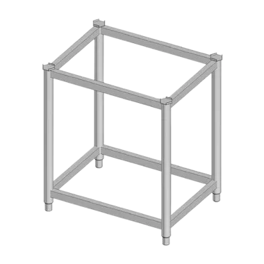 Soubassement sous HOLDBOX, REGBOX 5x GN 1/1 - RBST 511 - RM Gastro