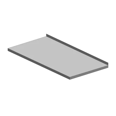 Dessus pour SCH/SM 2D avec rebord - SCH/SM 2 DL - RM Gastro