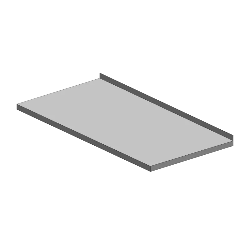 Dessus pour SCH/SM 2D avec rebord - SCH/SM 2 DL - RM Gastro