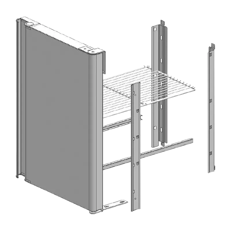 Porte + rails pour grille pour SCH/SM GN 1/1 - D - RM Gastro