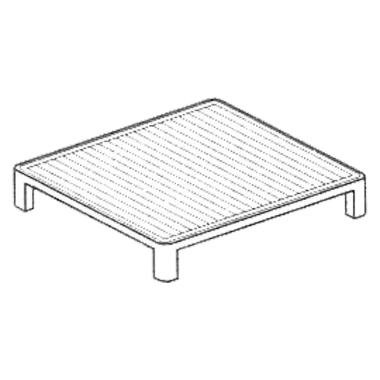 Plaque chauffante double nervurée pour grille inox pour RM 700/drop - in - PRFT/72 - RM Gastro