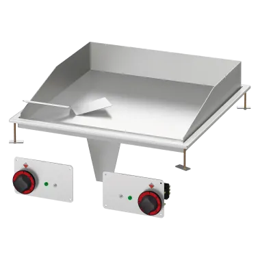 Plaque de cuisson 56x55 drop - in électrique lisse 400 V - FTLD - 66ET - RM Gastro