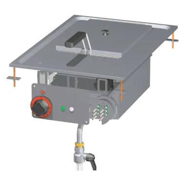 Friteuse drop - in électrique 0,66 kW/l, 10 litres 400 V - F10D - 64ET - RM Gastro