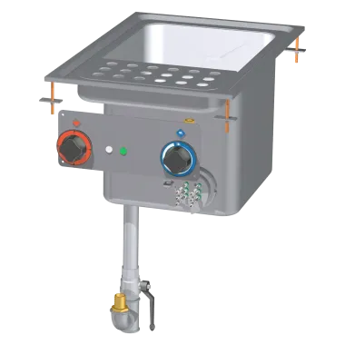 Cuiseur à pâtes drop - in électrique 25 litres sans soubassement 400 V - CPD - 64ET - RM Gastro