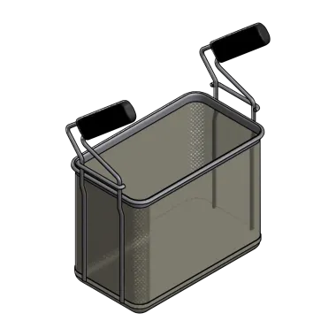 Panier 1/2 pour CPD - 64, CP - 74, 1/3 pour CP - 94/98 RM 29x16x20 - K CP K - RM Gastro