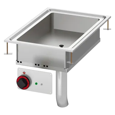 Sauteuse multifonction, drop - in, électrique, 11 litres, sans soubassement 400 V - BRFD - 64ET - RM Gastro