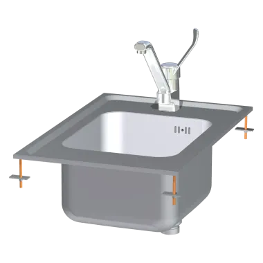 Module neutre avec évier pour drop - in - LAD - 64 - RM Gastro