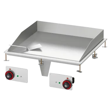 Plaque de cuisson lisse chromée - FTLD - 88ETS - RM Gastro