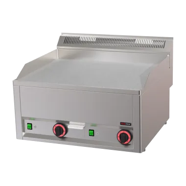 Plaque de cuisson 65x48 électrique chrome durable lisse sans soubassement 400 V - FTHC 60 EL - Redfox