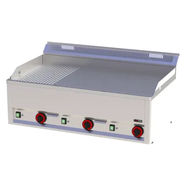 Plaque de cuisson 97x48 électrique combinée sans soubassement 400 V - FTHR 90 EL - Redfox