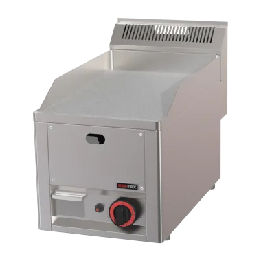 Plaque de cuisson 32x48 à gaz chrome durable lisse sans soubassement - FTHC 30 GL - Redfox