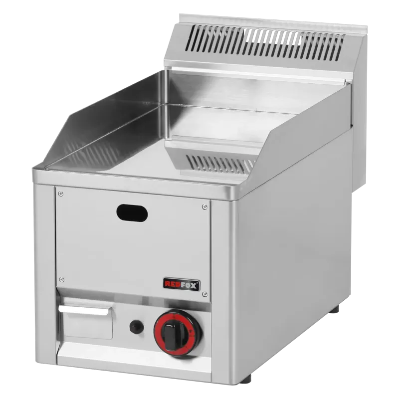 Plaque de cuisson 32x48 à gaz chromée lisse sans soubassement - FTHC 30 GL - Redfox