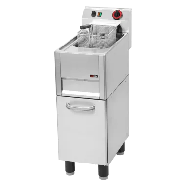 Friteuse électrique 0,75 kW/l, 8 litres avec soubassement 400 V - FE 31 ELT - Redfox
