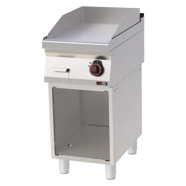 Plaque de cuisson 40x51 électrique lisse avec soubassement 400 V - FTH 70/40 E - Redfox