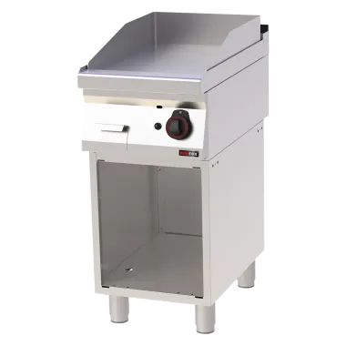 Plaque de cuisson 40x51 à gaz lisse avec soubassement - FTH 70/40 G - Redfox