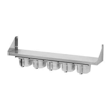 Étagère avec pots à épices 5x GN 1/6 - PNK 102x65 - Redfox