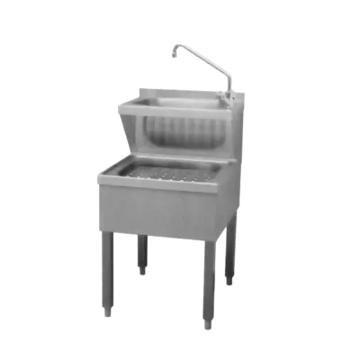 Évier combiné avec batterie à actionner avec jambe 60 cm - VKN 60 B - Redfox