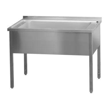 Table de lavage 120x60x90 - 1x évier 95x51x38 - MSJ 6012 - Redfox