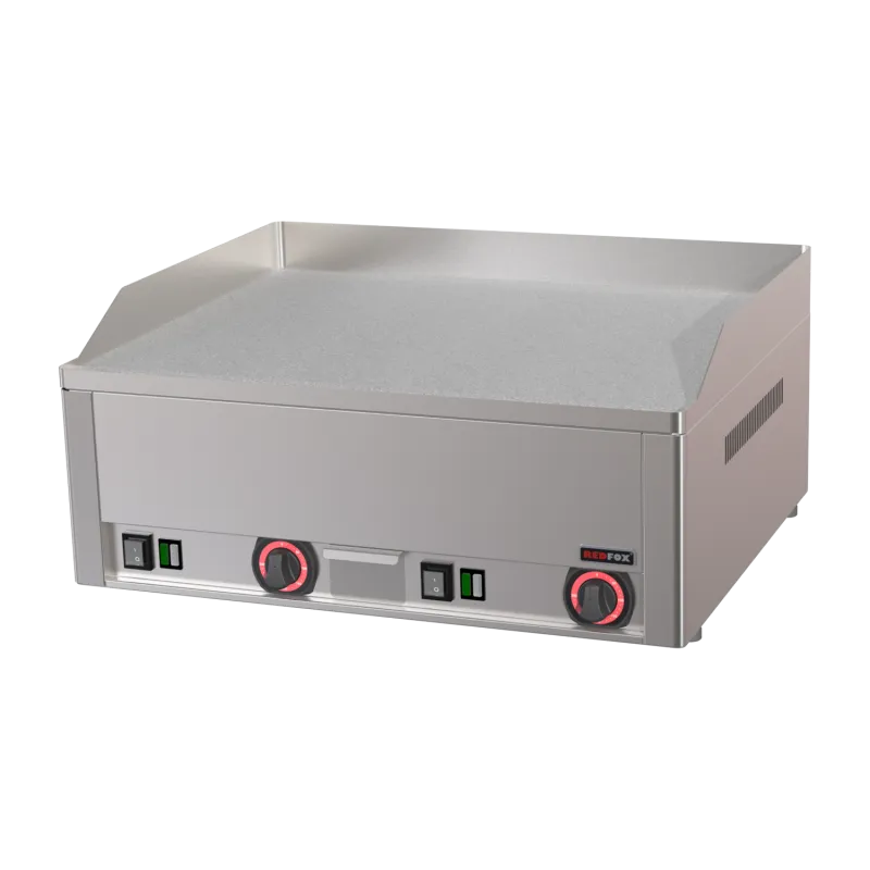 Plaque de cuisson 65x48 électrique chrome durable lisse TOP 400 V - FTHC 60 E - Redfox