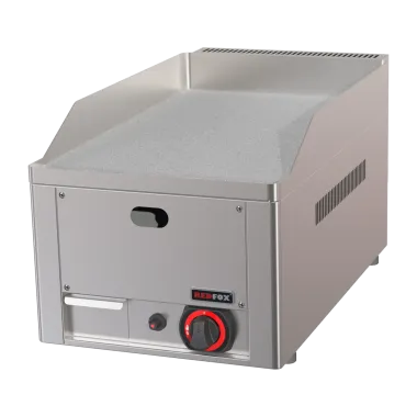 Plaque de cuisson 32x48 à gaz chrome durable lisse TOP - FTHC 30 G - Redfox