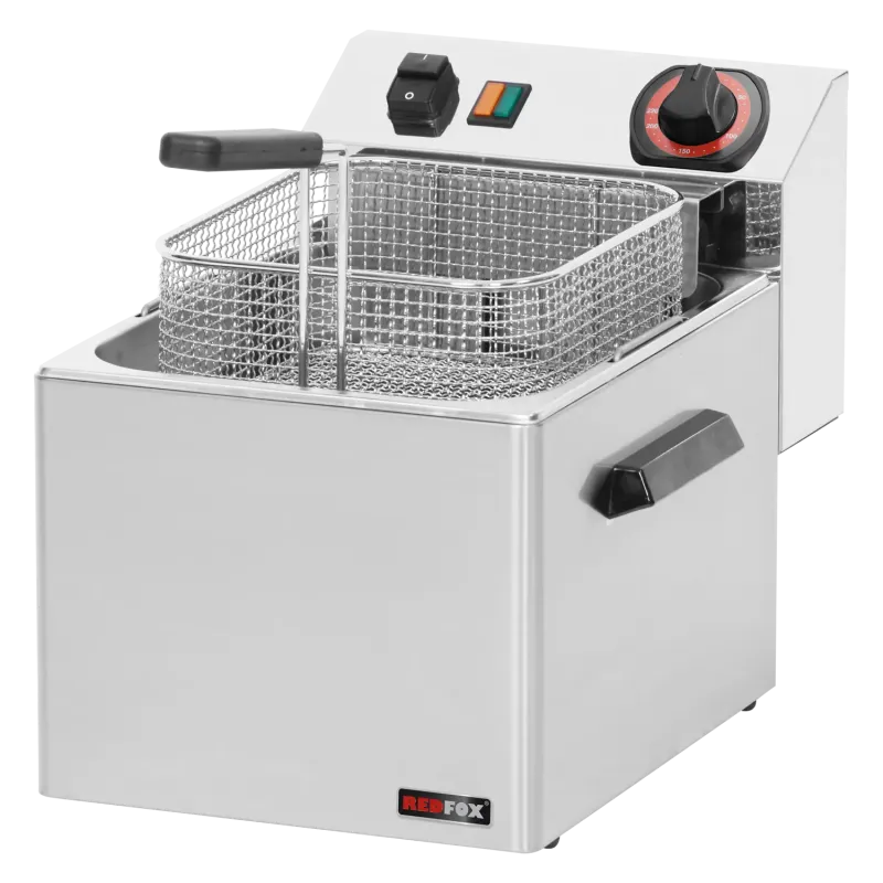Friteuse électrique 0,43 kW/l, 8 litres TOP 230 V - FE 07 S - Redfox