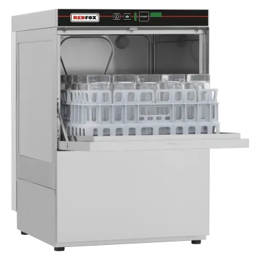 Lave - vaisselle frontal revêtement simple avec pompe de vidange 35x35 - 230 V - QQI 37 P - Redfox