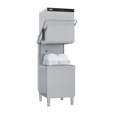 Lave - vaisselle à capot revêtement simple, panneau de commande en haut, 50x50 - 400 V - QQI 102/TOP - Redfox