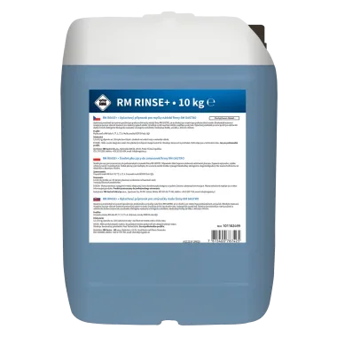 Produit de rinçage pour lave - vaisselle 10 kg - RM + REDFOX - RM Rinse+ 10 kg 12273 - Redfox