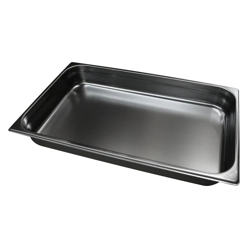 Bac gastronorme GN 1/1 - 150 poignées escamontables en inox - GN 1/1 - 150 U - Redfox