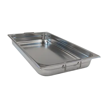 Bac gastronorme GN 1/1 - 65 poignées escamontables en inox - GN 1/1 - 65 U - Redfox