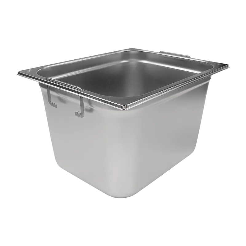 Bac gastronorme GN 1/2 - 200 poignées escamontables en inox - GN 1/2 - 200 U - Redfox