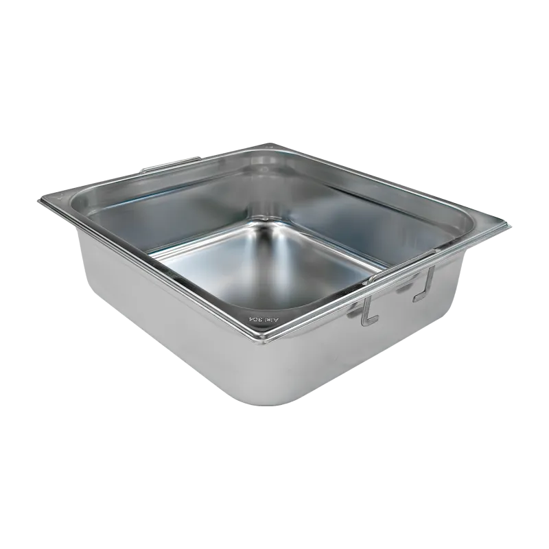 Bac gastronorme GN 2/3 - 100 poignées escamontables en inox - GN 2/3 - 100 U - Redfox