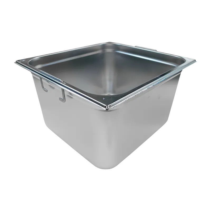Bac gastronorme GN 2/3 - 200 poignées escamontables en inox - GN 2/3 - 200 U - Redfox