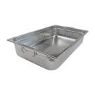 Bac gastronorme perforé GN 1/1 - 100 poignées escamontables en inox - GND 1/1 - 100 U - Redfox
