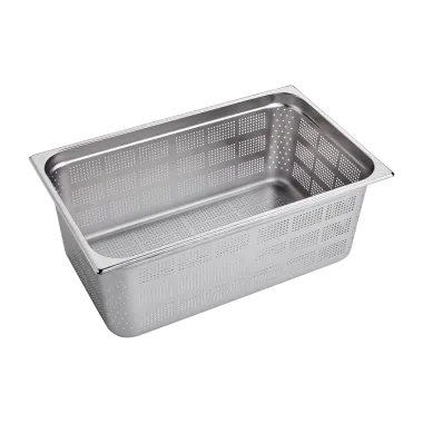 Bac gastronorme perforé GN 1/1 - 200 en inox - GND 1/1 - 200 - Redfox
