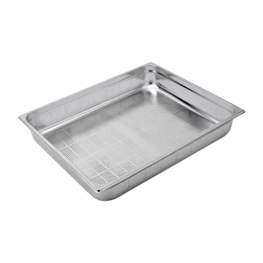 Bac gastronorme perforé GN 2/1 - 100 en inox - GND 2/1 - 100 - Redfox