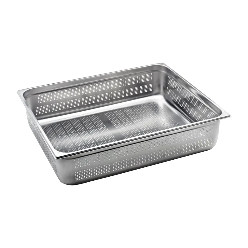 Bac gastronorme perforé GN 2/1 - 150 en inox - GND 2/1 - 150 - Redfox