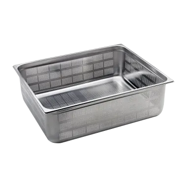 Bac gastronorme perforé GN 2/1 - 200 en inox - GND 2/1 - 200 - Redfox
