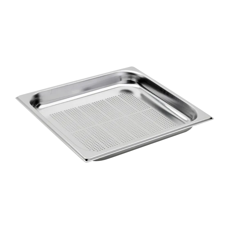 Bac gastronorme perforé GN 2/3 - 65 en inox - GND 2/3 - 65 - Redfox