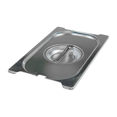 Couvercle GN 1/4 ouverture pour louche poignées escamontables inox - VGN 1/4 NU - Redfox