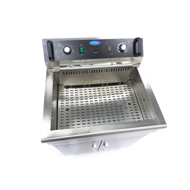 Friteuse - 30L - 1 panier - avec robinet de vidange et support - Maxima  au meilleur prix sur Restock CHR
