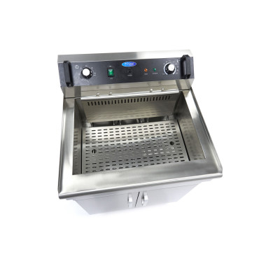 Friteuse à beignets sur meuble - Électrique - 35 litres - Robinet de vidange - 400V - Maxima  au meilleur prix sur Restock CHR