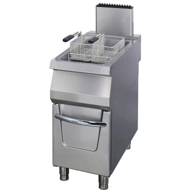 Friteuse - 1 x 22L - Unité individuelle - 90cm de profondeur - avec robinet de vidange - Gaz - Maxima  au meilleur prix sur Rest