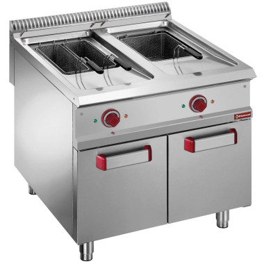 Friteuse électrique 2 x18 litres sur meuble - Diamond  au meilleur prix sur Restock CHR