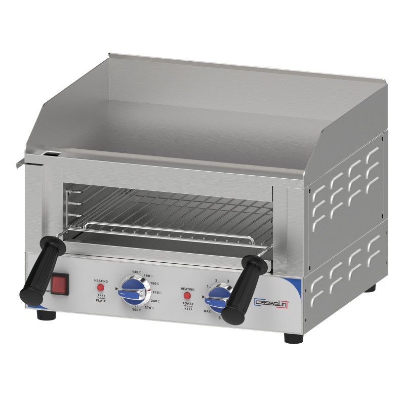 Plaque à snacker avec toasteur intégré - 480 mm - 2800W - Casselin  au meilleur prix sur Restock CHR