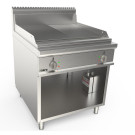 Plancha électrique - Support ouvert - Plaque mixte - Température réglable - Bac graisse amovible - Saro  au meilleur prix sur Re