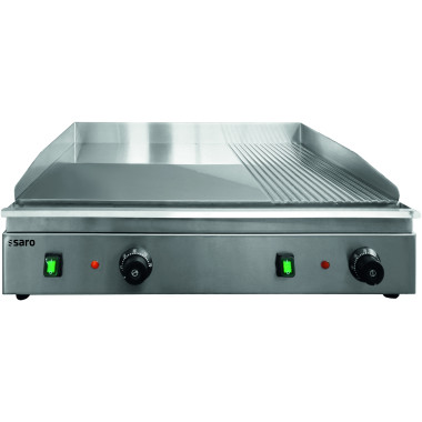 Plancha électrique COMO - Plaque mixte chromée - Température 50/300°C - 3,5 kW - Saro  au meilleur prix sur Restock CHR