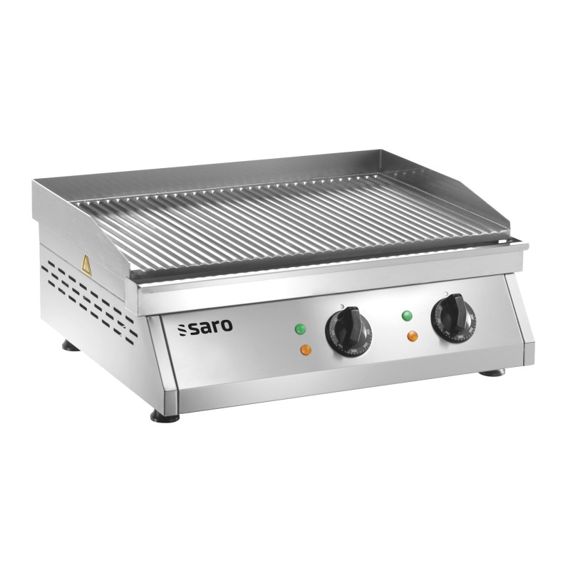 Plancha électrique FRY TOP GH 610 R - Plaque rainurée - Température 0/300°C - 6 kW - Saro  au meilleur prix sur Restock CHR