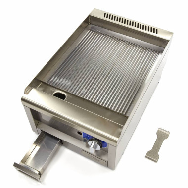 Plaque de cuisson professionnelle - Rainurée - Unité individuelle - Maxima  au meilleur prix sur Restock CHR