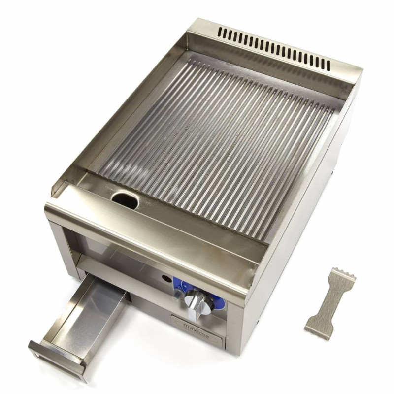 Plaque de cuisson professionnelle - Rainurée - Unité individuelle - Maxima  au meilleur prix sur Restock CHR